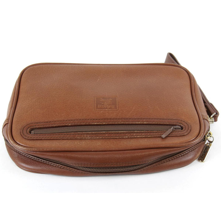 『USED』 
BURBERRY バーバリー 
 セカンドバッグ 
レザー ブラウン