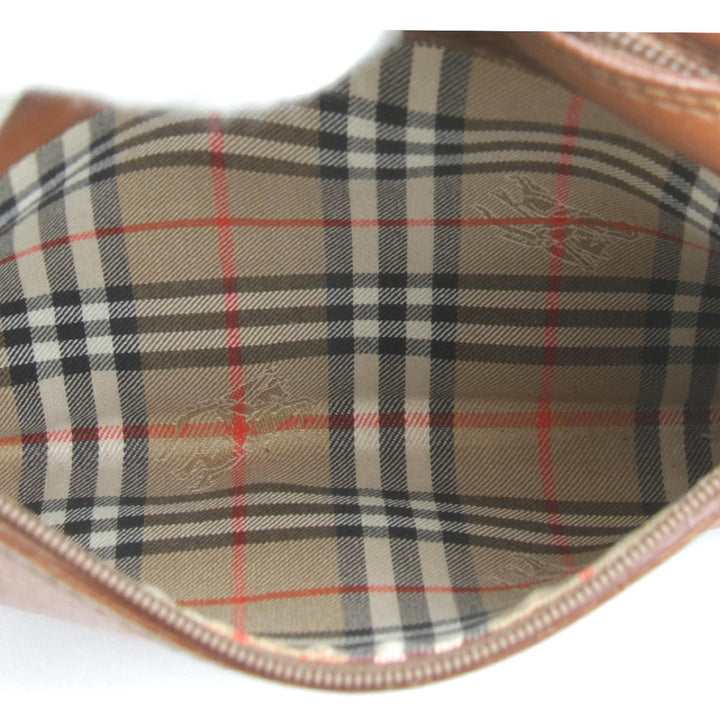 『USED』 
BURBERRY バーバリー 
 セカンドバッグ 
レザー ブラウン