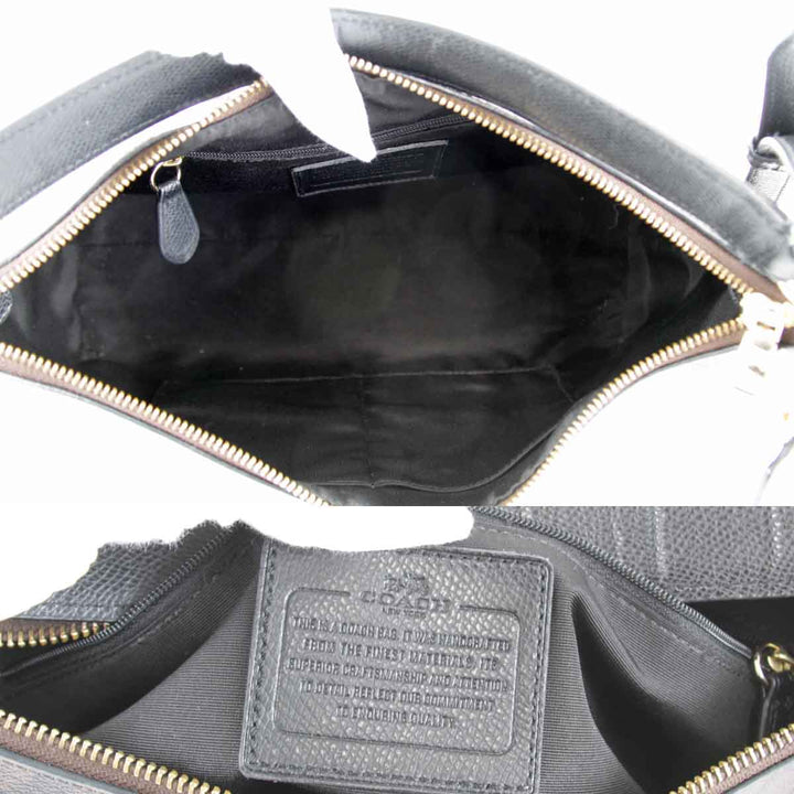 良品『USED』 
COACH コーチ 
 シグネチャー 2way(ベルト穴開け)  F34899 ショルダーバッグ 
PVCコーティングキャンバス ブラウン