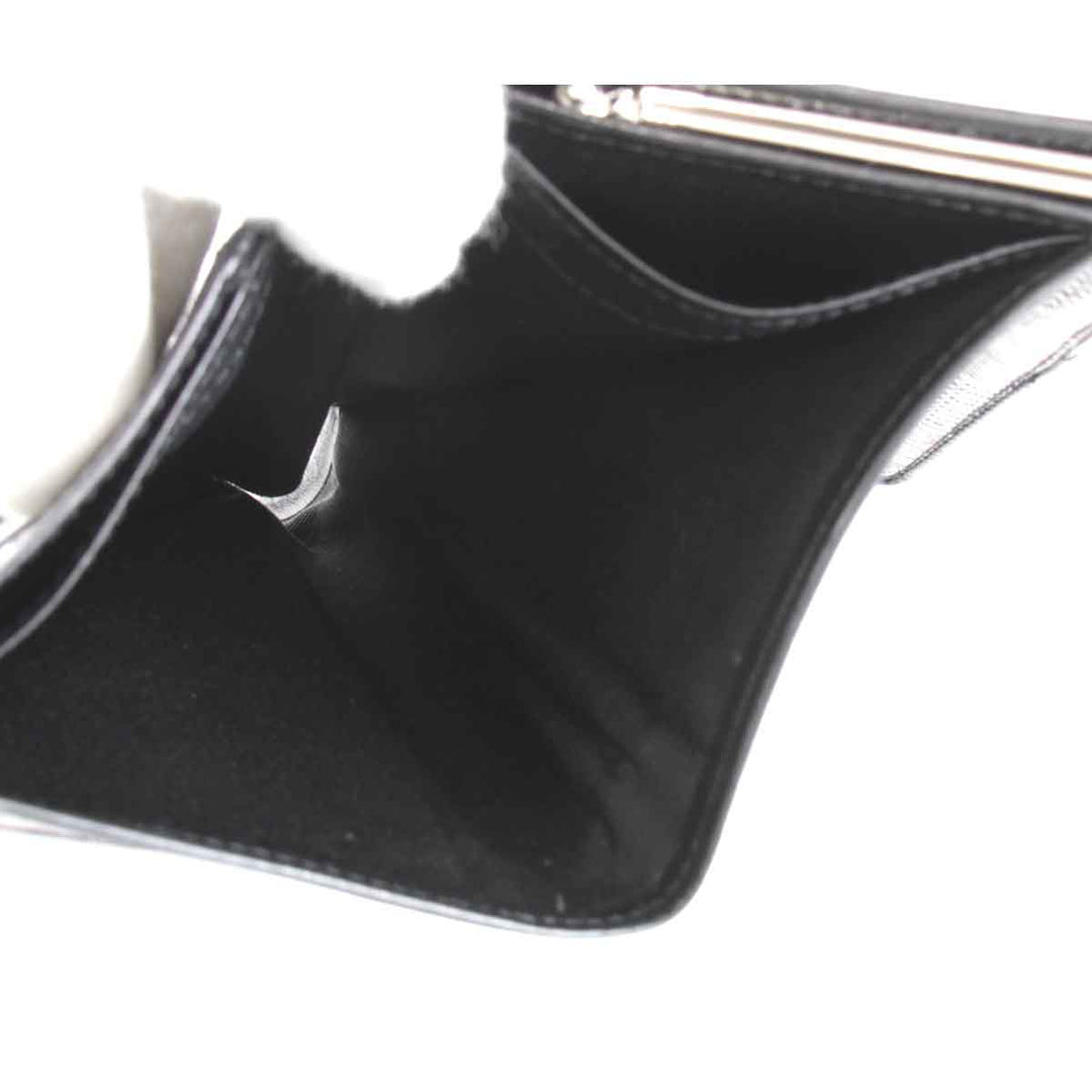 『USED』 
GIVENCHY ジバンシィ 
 チェック 二つ折り財布 
レザー ブラック