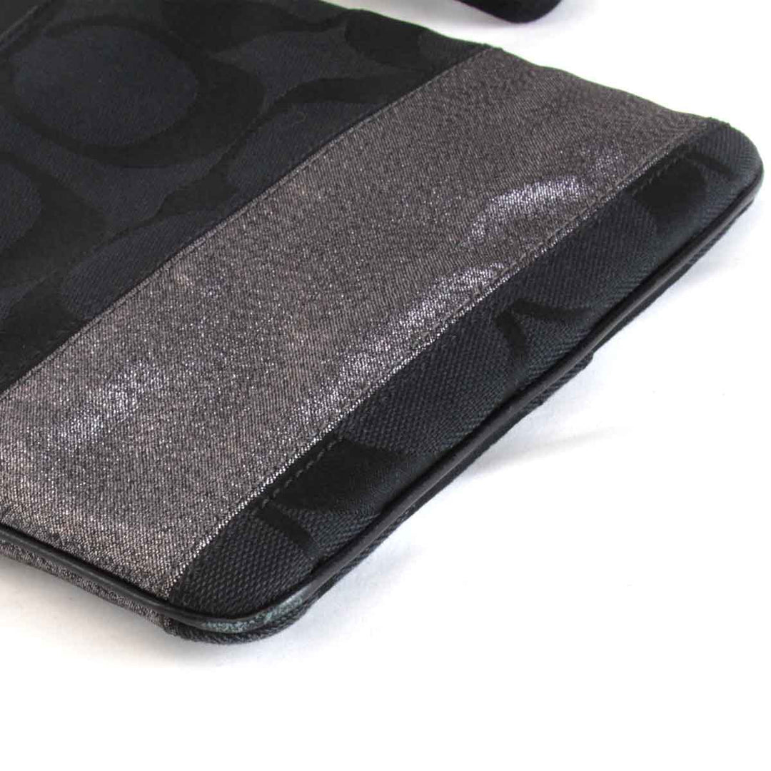『USED』 
COACH コーチ 
 F06M-10129 ショルダーバッグ 
キャンバス ブラック