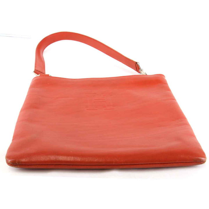 『USED』 
HIROFU ヒロフ 
 ショルダーバッグ 
レザー オレンジ