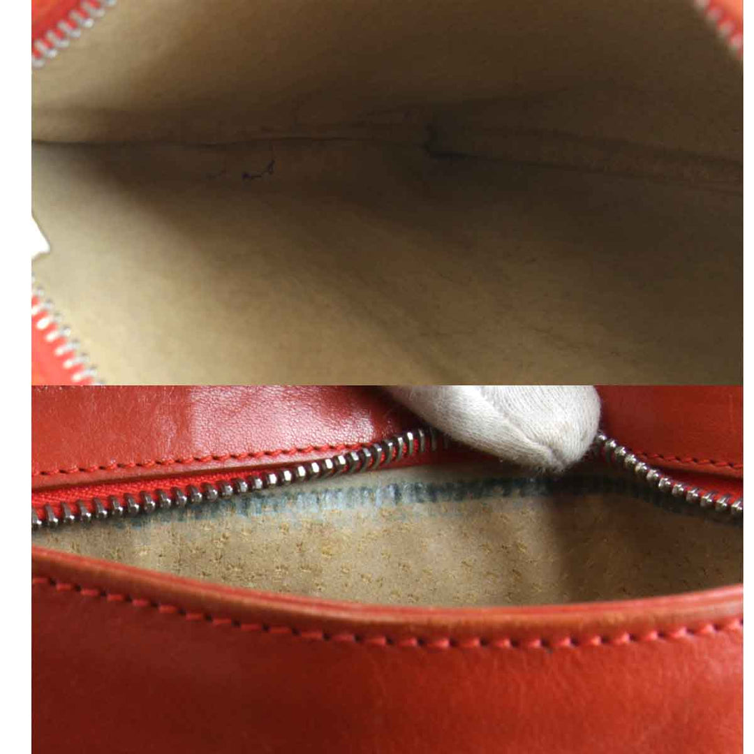 『USED』 
HIROFU ヒロフ 
 ショルダーバッグ 
レザー オレンジ