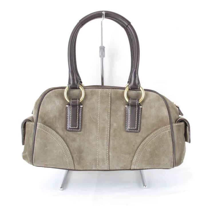 『USED』 
COACH コーチ 
 C05S-8A23 ハンドバッグ 
スウェード ベージュ