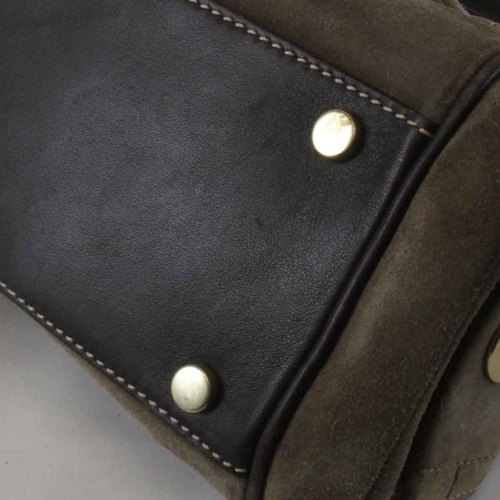 『USED』 
COACH コーチ 
 C05S-8A23 ハンドバッグ 
スウェード ベージュ