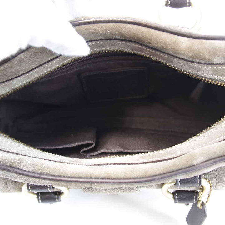 『USED』 
COACH コーチ 
 C05S-8A23 ハンドバッグ 
スウェード ベージュ