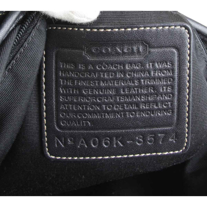 『USED』 
COACH コーチ 
 A06K-3574 ショルダーバッグ 
キャンバス ブラック