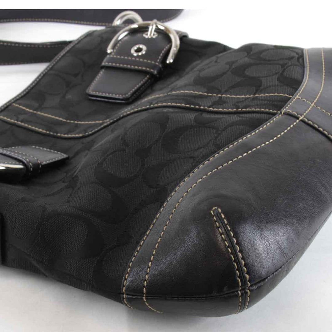 『USED』 
COACH コーチ 
 A06K-3574 ショルダーバッグ 
キャンバス ブラック