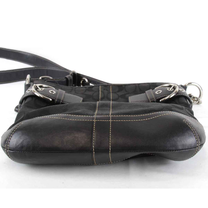 『USED』 
COACH コーチ 
 A06K-3574 ショルダーバッグ 
キャンバス ブラック