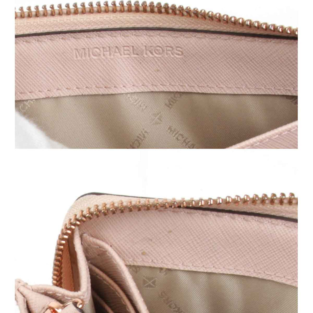良品『USED』 
Michael Kors マイケルコース 
 長財布 
レザー ピンク