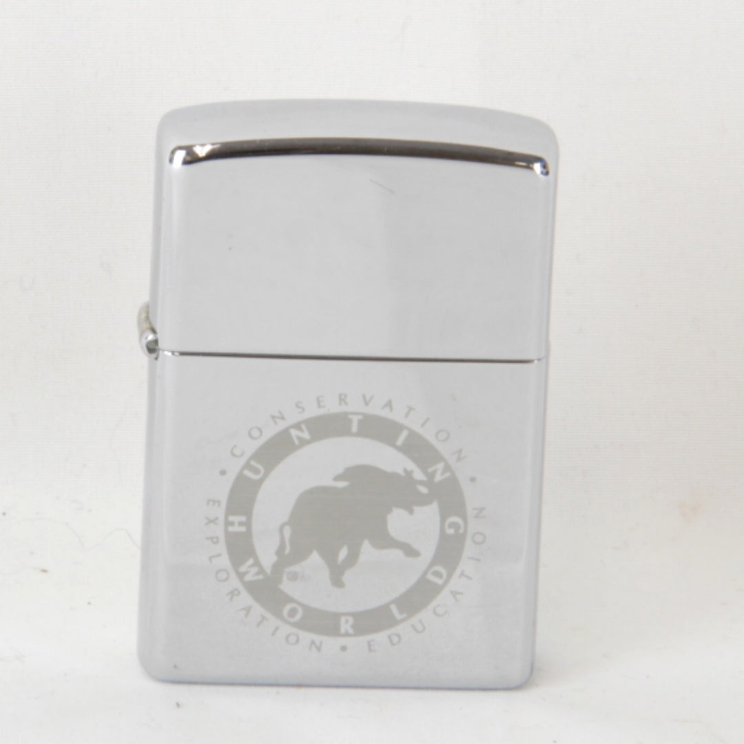 『動作未確認』 
ZIPPO ジッポ 
 ハンティングワールド ライター 
 シルバー