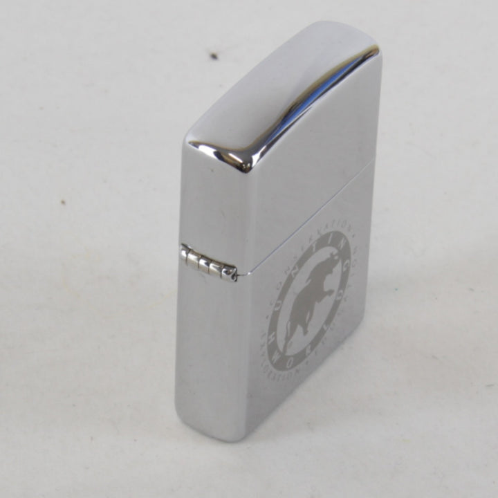 『動作未確認』 
ZIPPO ジッポ 
 ハンティングワールド ライター 
 シルバー