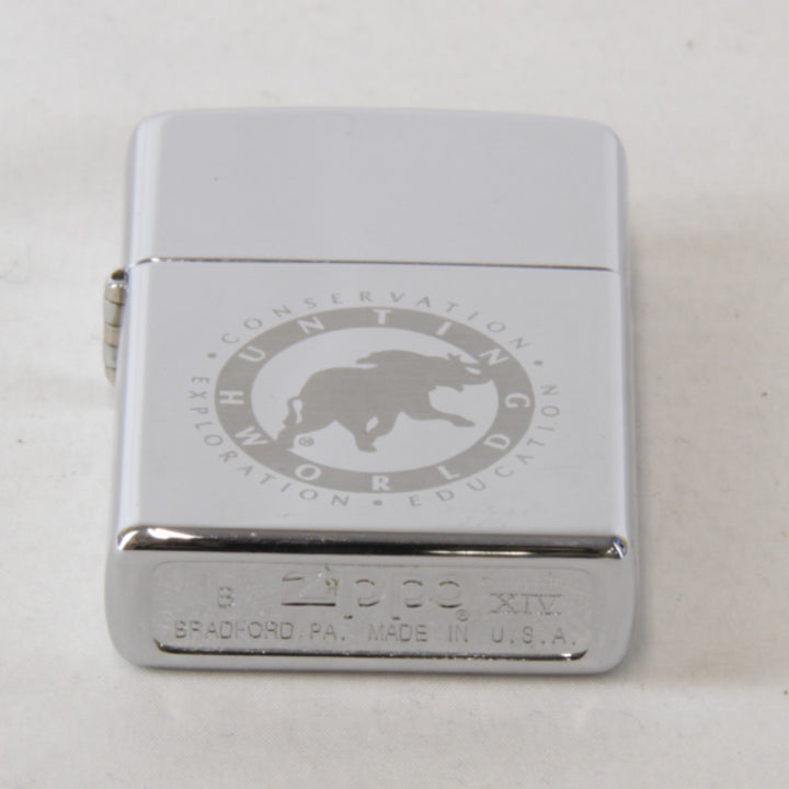 『動作未確認』 
ZIPPO ジッポ 
 ハンティングワールド ライター 
 シルバー