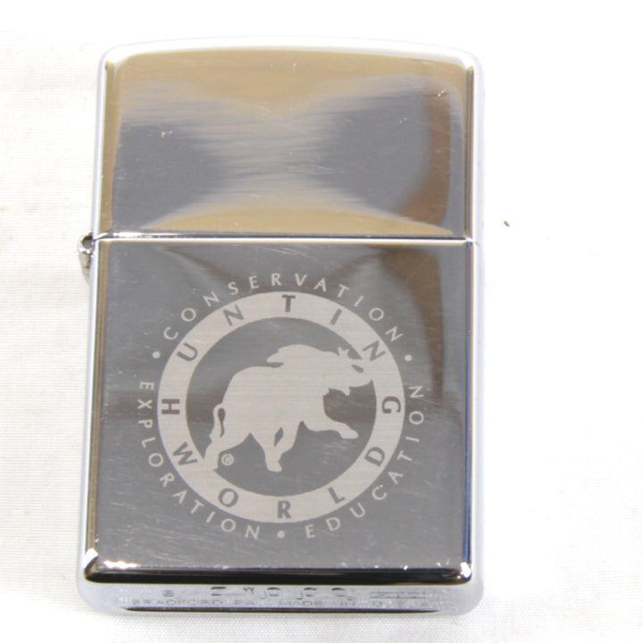 『動作未確認』 
ZIPPO ジッポ 
 ハンティングワールド ライター 
 シルバー