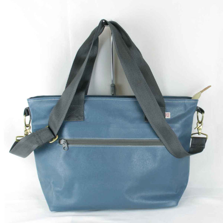 美品『USED』 
 
 TENT KEVIN 2way ショルダーバッグ 
レザー/ナイロン ブルー系