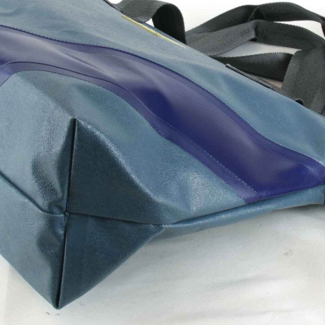 美品『USED』 
 
 TENT KEVIN 2way ショルダーバッグ 
レザー/ナイロン ブルー系
