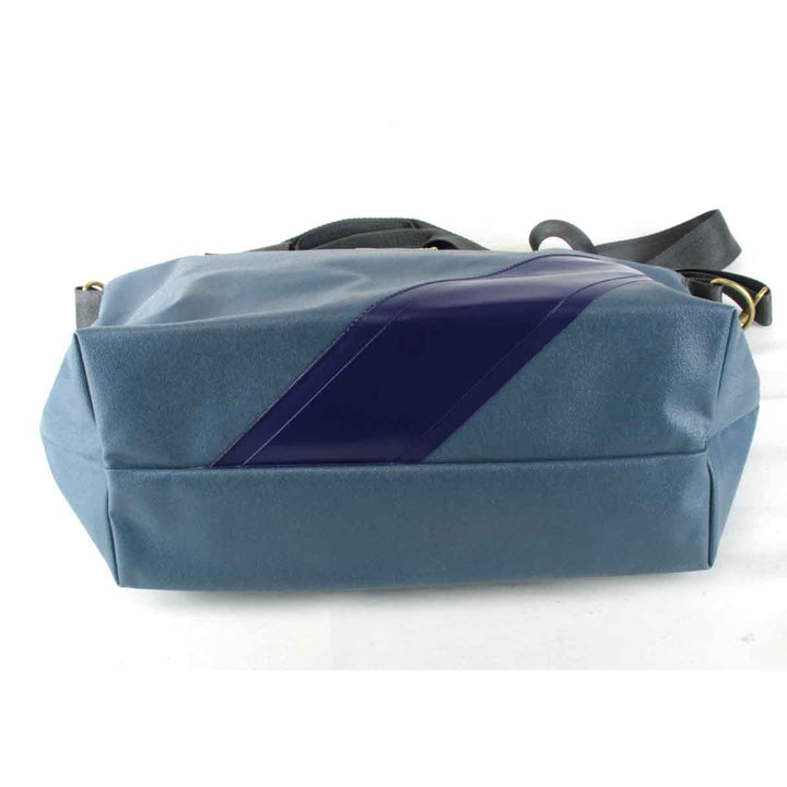 美品『USED』 
 
 TENT KEVIN 2way ショルダーバッグ 
レザー/ナイロン ブルー系
