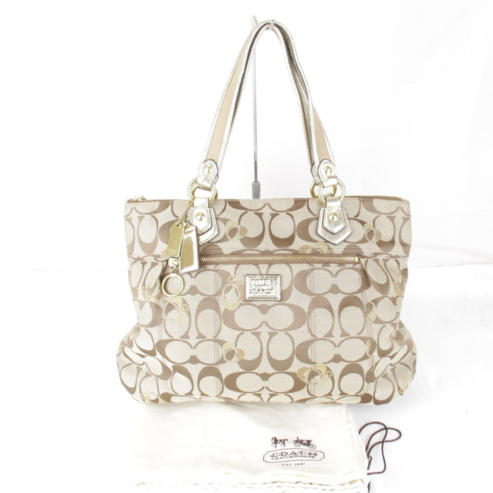 『USED』 
COACH コーチ 
 G1120-18711 トートバッグ 
キャンバス ブラウン