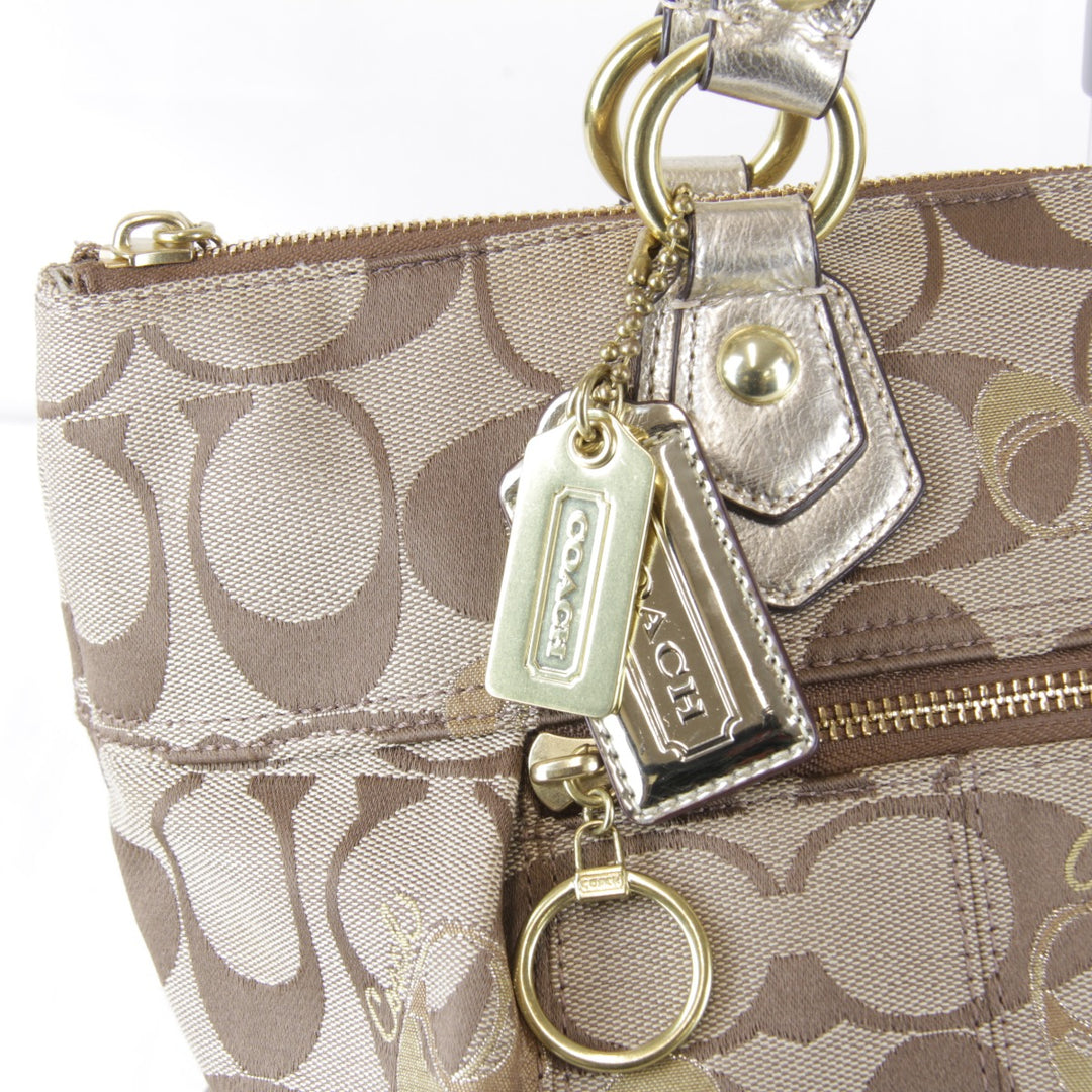 『USED』 
COACH コーチ 
 G1120-18711 トートバッグ 
キャンバス ブラウン
