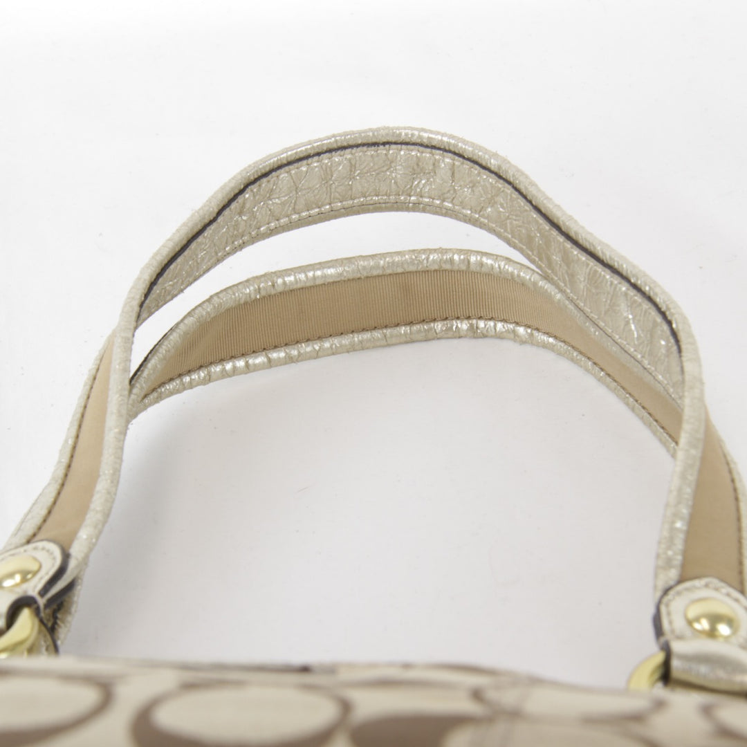 『USED』 
COACH コーチ 
 G1120-18711 トートバッグ 
キャンバス ブラウン