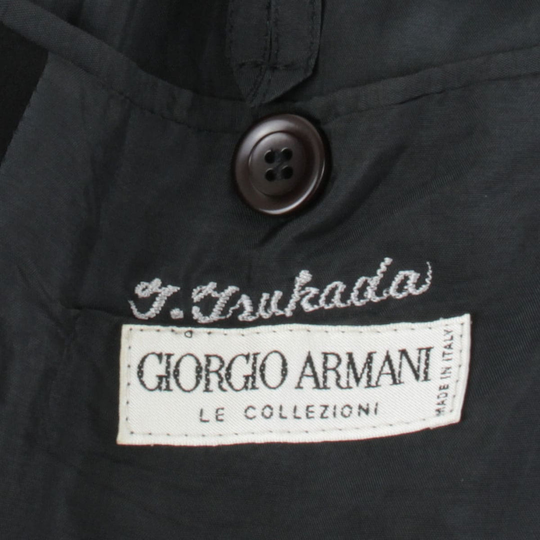 『USED』 
GIORGIO ARMANI ジョルジオアルマーニ 
 テーラードジャケット 
ポリエステル/アセテート /ナイロン ブラック