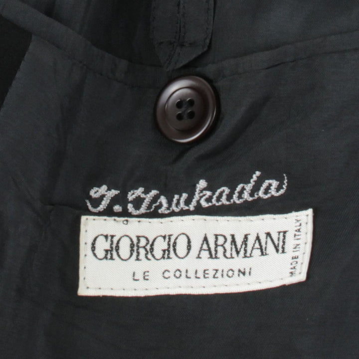 『USED』 
GIORGIO ARMANI ジョルジオアルマーニ 
 テーラードジャケット 
ポリエステル/アセテート /ナイロン ブラック