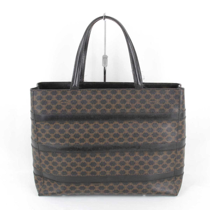 『USED』 
CELINE セリーヌ 
 MC96 ハンドバッグ 
PVCコーティングキャンバス ブラック