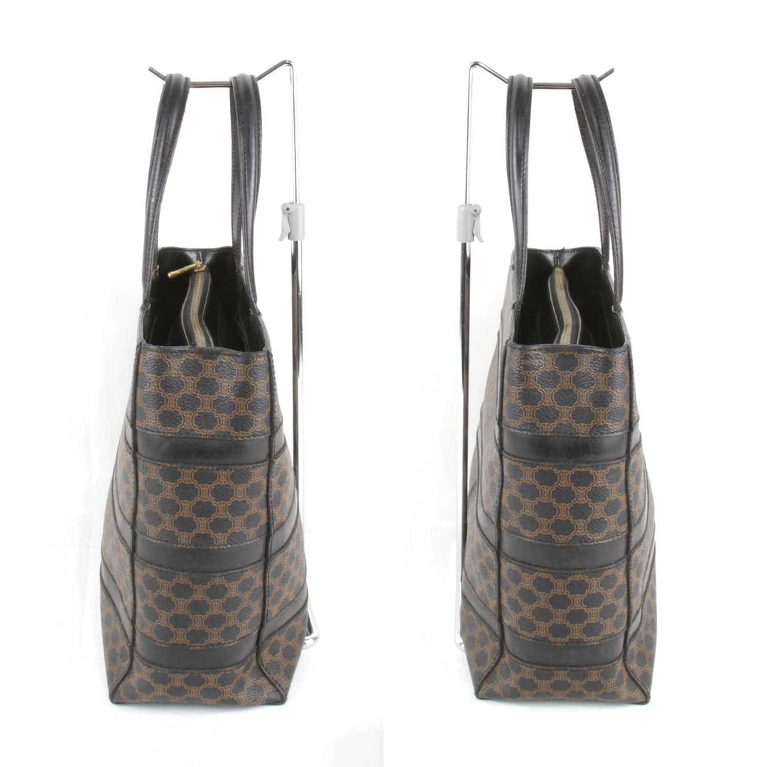 『USED』 
CELINE セリーヌ 
 MC96 ハンドバッグ 
PVCコーティングキャンバス ブラック