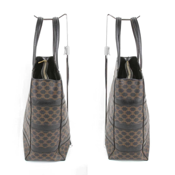 『USED』 
CELINE セリーヌ 
 MC96 ハンドバッグ 
PVCコーティングキャンバス ブラック