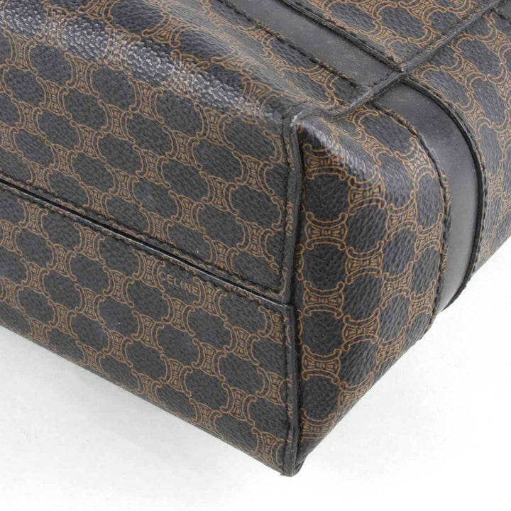 『USED』 
CELINE セリーヌ 
 MC96 ハンドバッグ 
PVCコーティングキャンバス ブラック