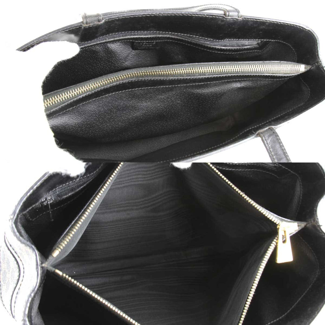 『USED』 
CELINE セリーヌ 
 MC96 ハンドバッグ 
PVCコーティングキャンバス ブラック