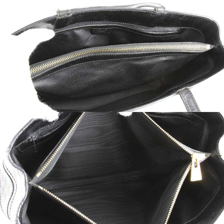 『USED』 
CELINE セリーヌ 
 MC96 ハンドバッグ 
PVCコーティングキャンバス ブラック