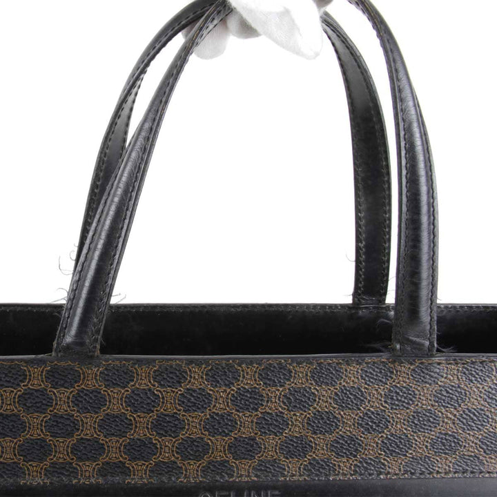 『USED』 
CELINE セリーヌ 
 MC96 ハンドバッグ 
PVCコーティングキャンバス ブラック
