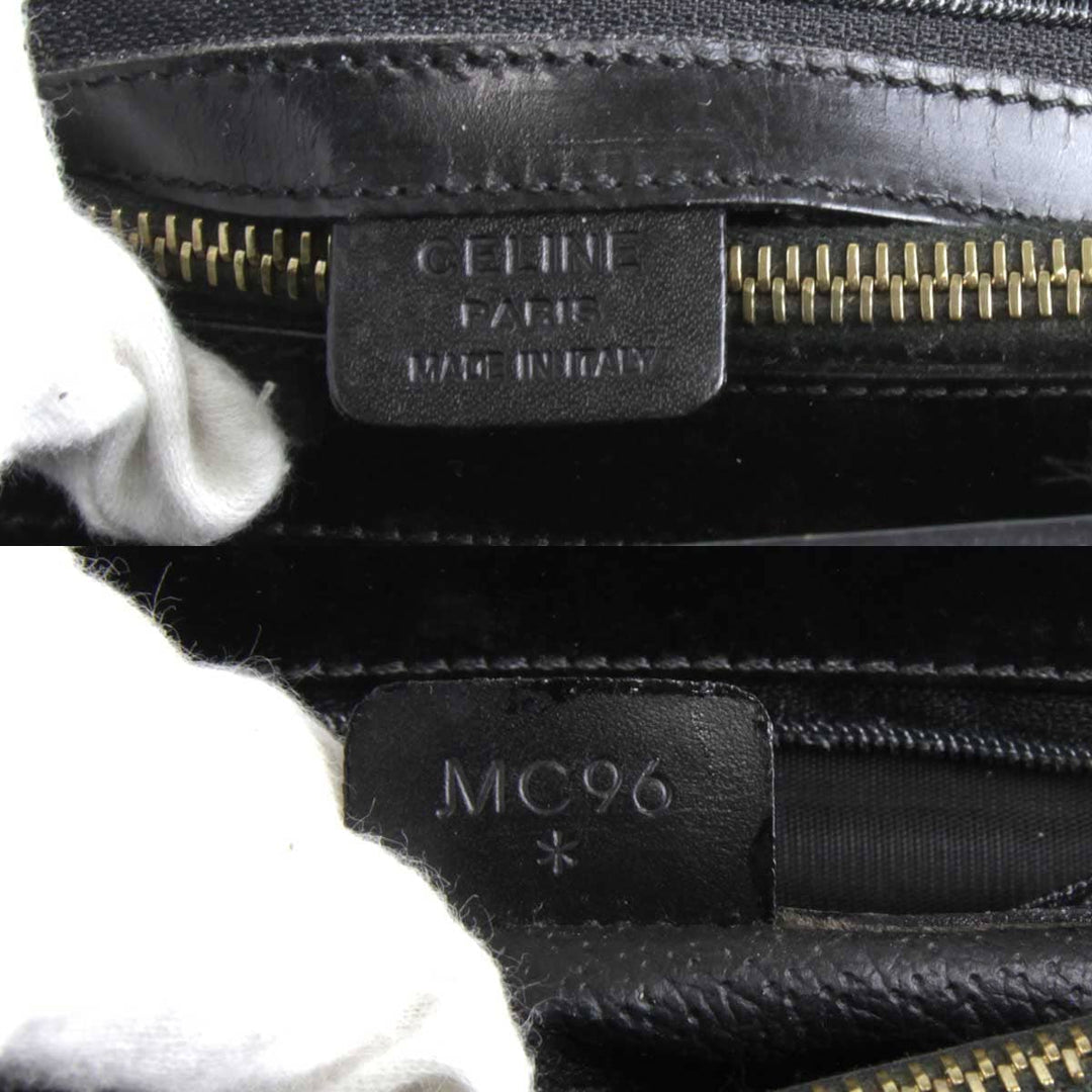 『USED』 
CELINE セリーヌ 
 MC96 ハンドバッグ 
PVCコーティングキャンバス ブラック
