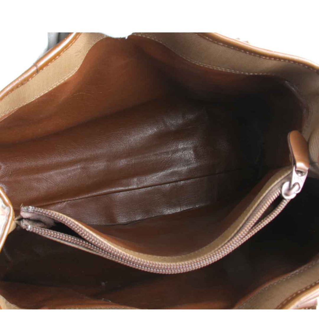 『USED』 
BURBERRY バーバリー 
 ハンドバッグ 
キャンバス ブラウン
