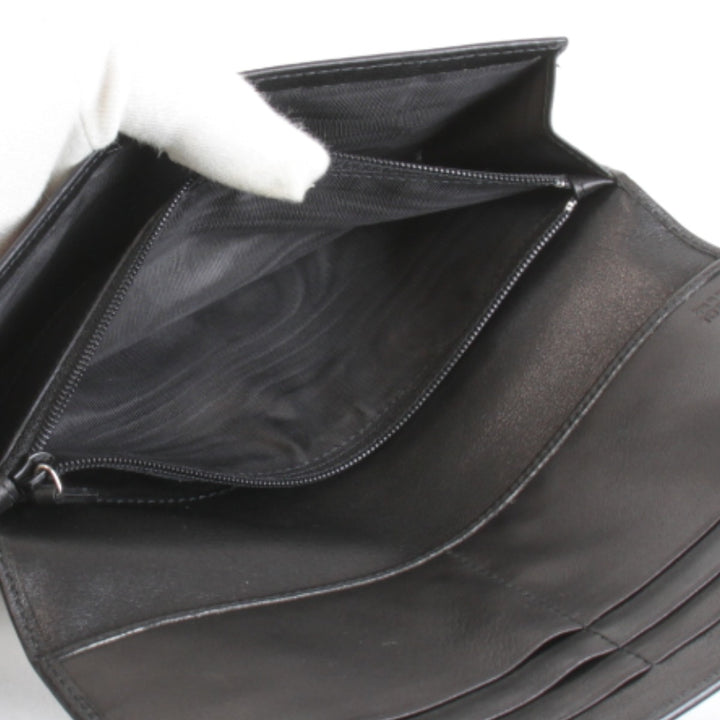 美品『USED』 
GUCCI グッチ 
 030・2067・1615 箱有 長財布 
レザー ブラック