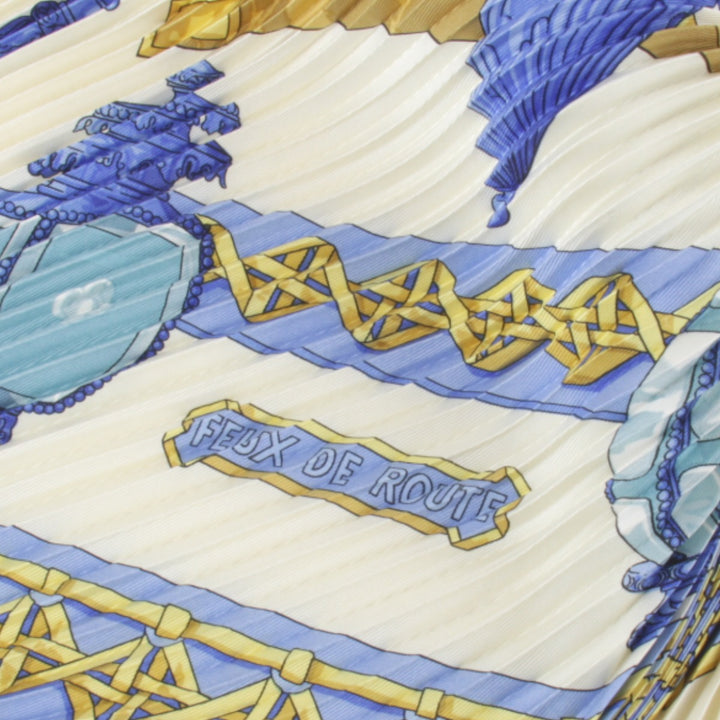 極美品『USED』 
HERMES エルメス 
 スカーフ 
シルク マルチカラー