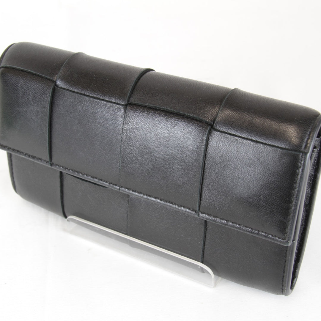 『USED』 
BOTTEGAVENETA ボッテガヴェネタ 
 長財布 
レザー ブラック