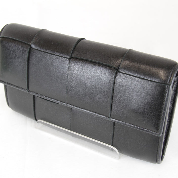 『USED』 
BOTTEGAVENETA ボッテガヴェネタ 
 長財布 
レザー ブラック