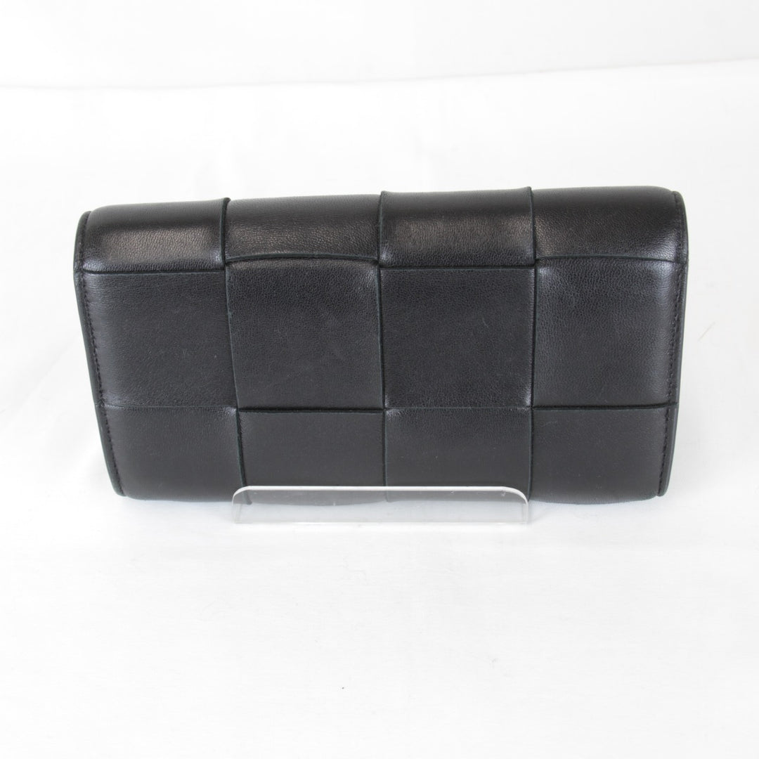 『USED』 
BOTTEGAVENETA ボッテガヴェネタ 
 長財布 
レザー ブラック