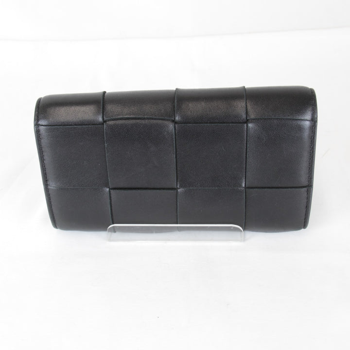 『USED』 
BOTTEGAVENETA ボッテガヴェネタ 
 長財布 
レザー ブラック
