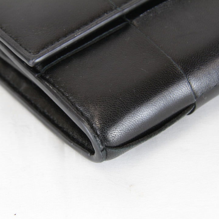 『USED』 
BOTTEGAVENETA ボッテガヴェネタ 
 長財布 
レザー ブラック