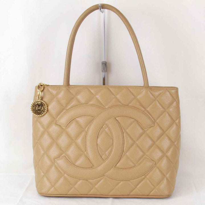 美品『USED』 
CHANEL シャネル 
 トートバッグ 
マットキャビアスキン ブラウン