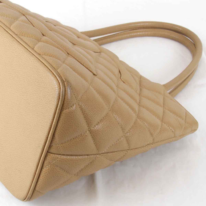 美品『USED』 
CHANEL シャネル 
 トートバッグ 
マットキャビアスキン ブラウン