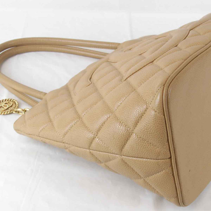 美品『USED』 
CHANEL シャネル 
 トートバッグ 
マットキャビアスキン ブラウン