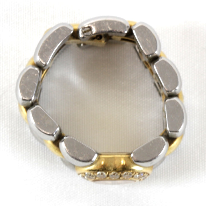 『USED』 K18YG/ステンレススチール 
Chopard ハッピーダイヤ 82/8402-20 リング・指輪
 13g