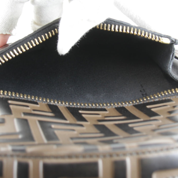 【価格改定】美品『USED』 
FENDI フェンディ 
 ズッカ 8B2038 リュック・デイパック 
PVC/レザー ブラウン