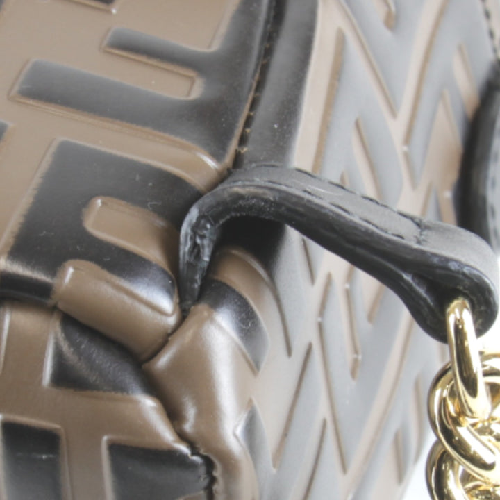 【価格改定】美品『USED』 
FENDI フェンディ 
 ズッカ 8B2038 リュック・デイパック 
PVC/レザー ブラウン