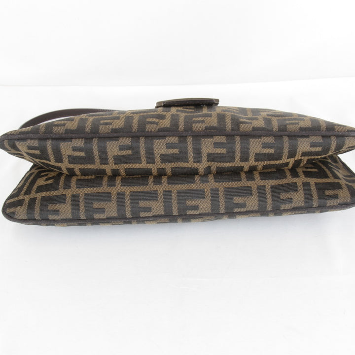 【価格改定】良品『USED』 
FENDI フェンディ 
 ズッカ マンマバケット ショルダーバッグ 
キャンバス カーキ