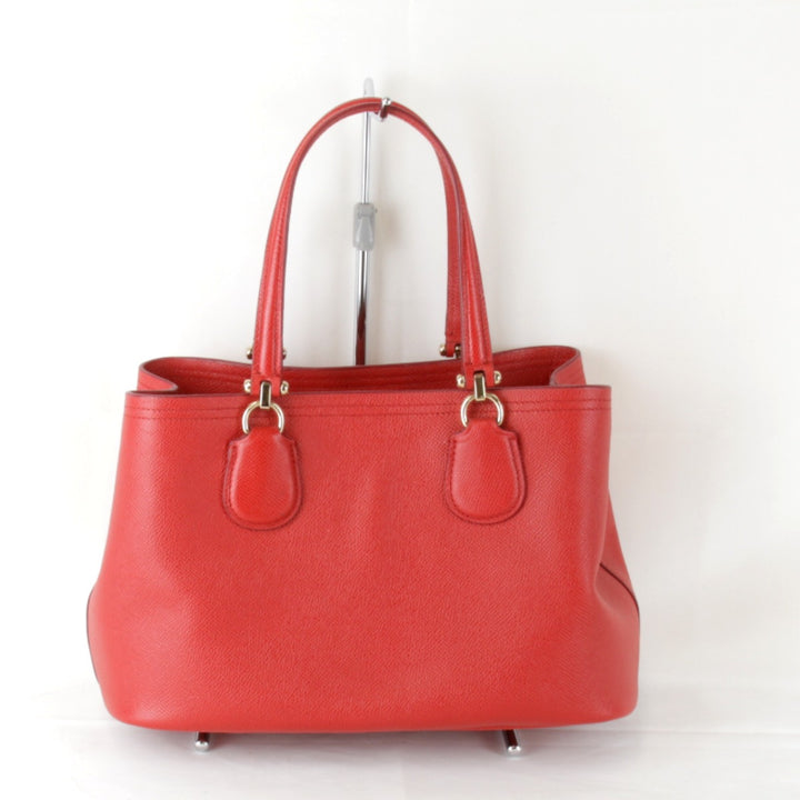 美品『USED』 
COACH コーチ 
 2way 34563 ハンドバッグ 
レザー レッド